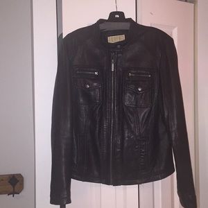 Michael Kors classic leather jacket